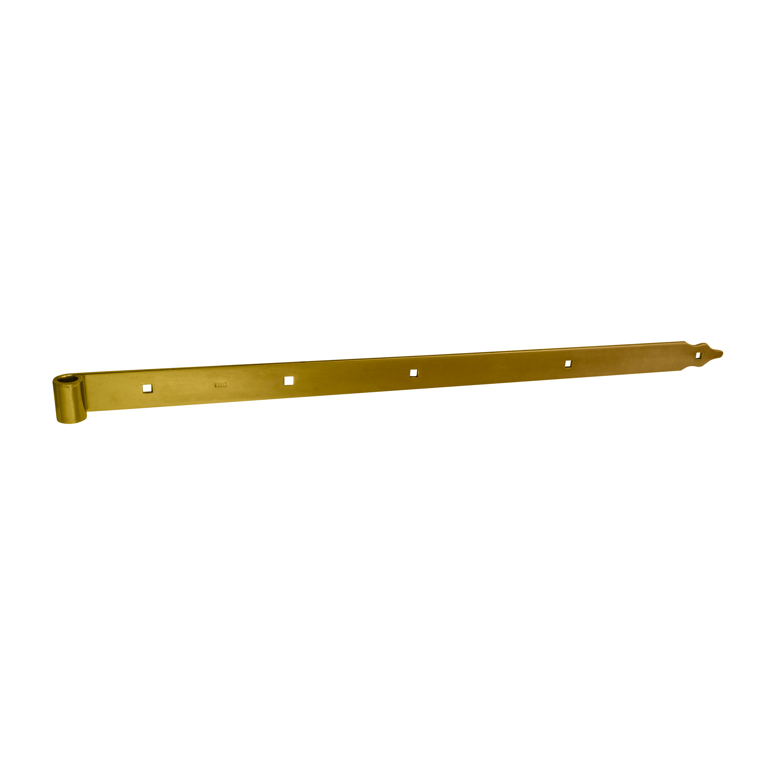 Zawias pasowy do bram ZP 800/16, 800 mm, Złoty, 16 mm, 800x40x5,0 mm.