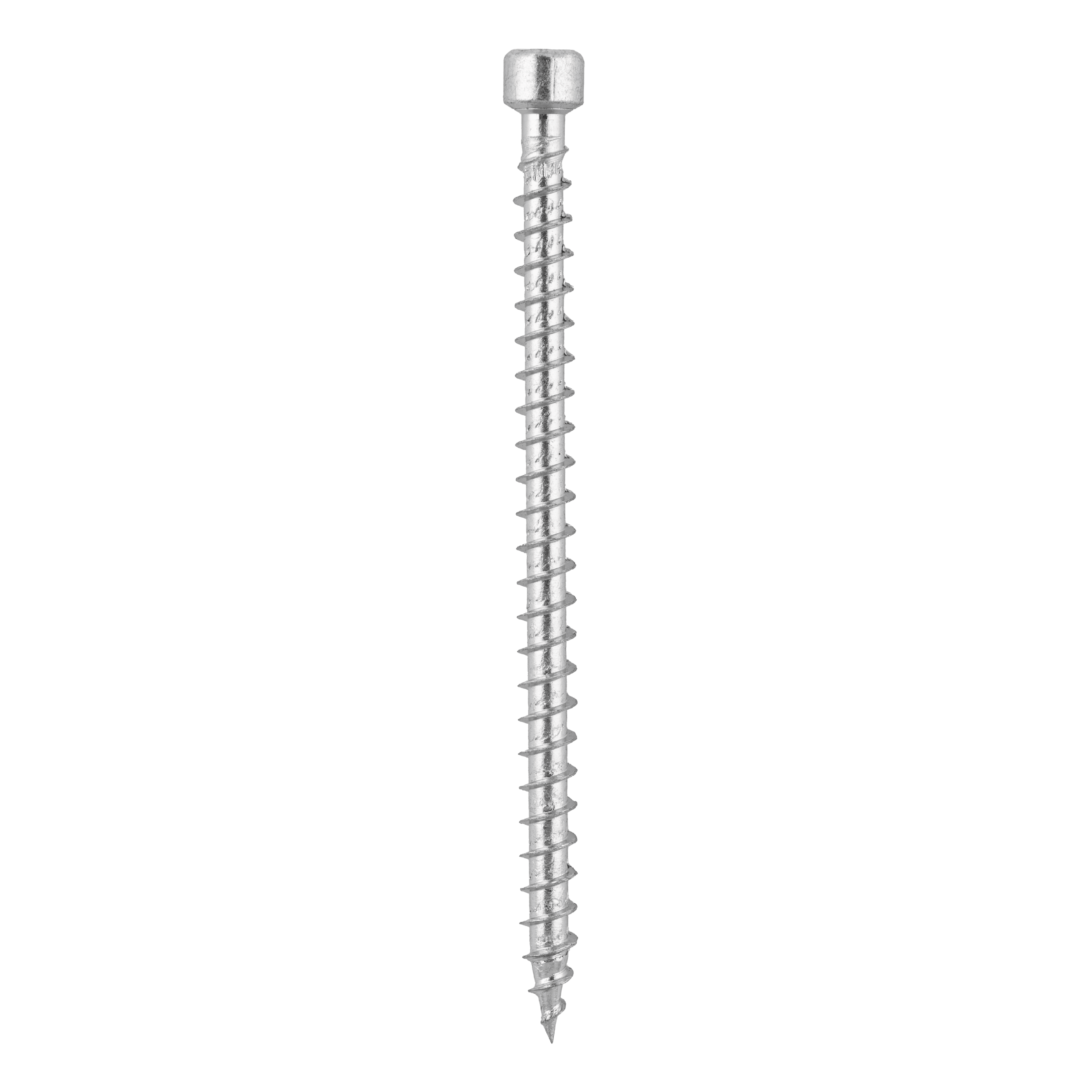 Wkręty z pełnym gwintem konstrukcyjne z łbem walcowym TORX CPW, 6x100 mm, srebrny, 100 szt., 6x100 mm, Hartowana stal węglowa.