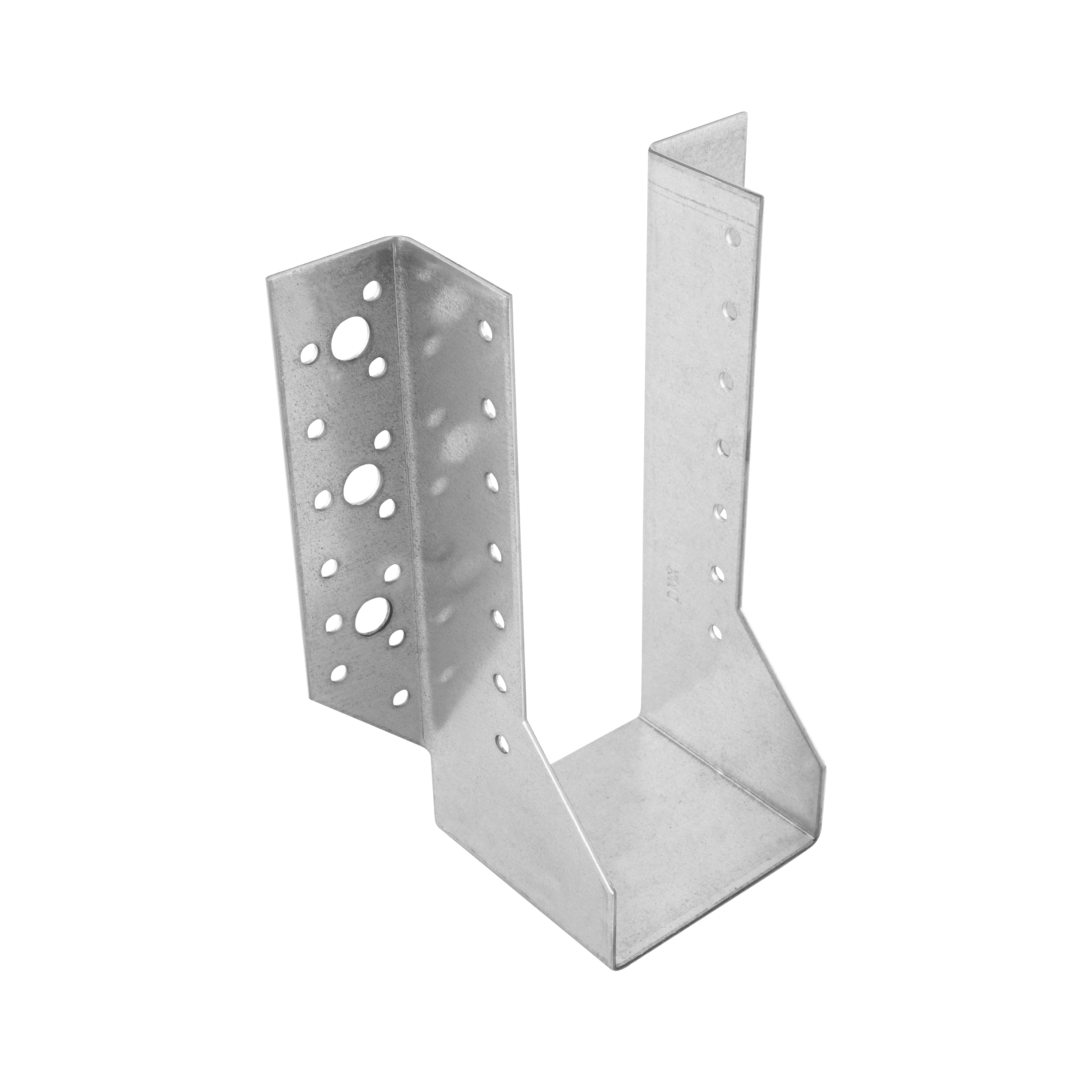 Wieszak belki uchwyt belki drewnianej WB 25, 76x182x75 mm, srebrny, 76x182x75x2,0 mm, Stal konstrukcyjna DX51D.