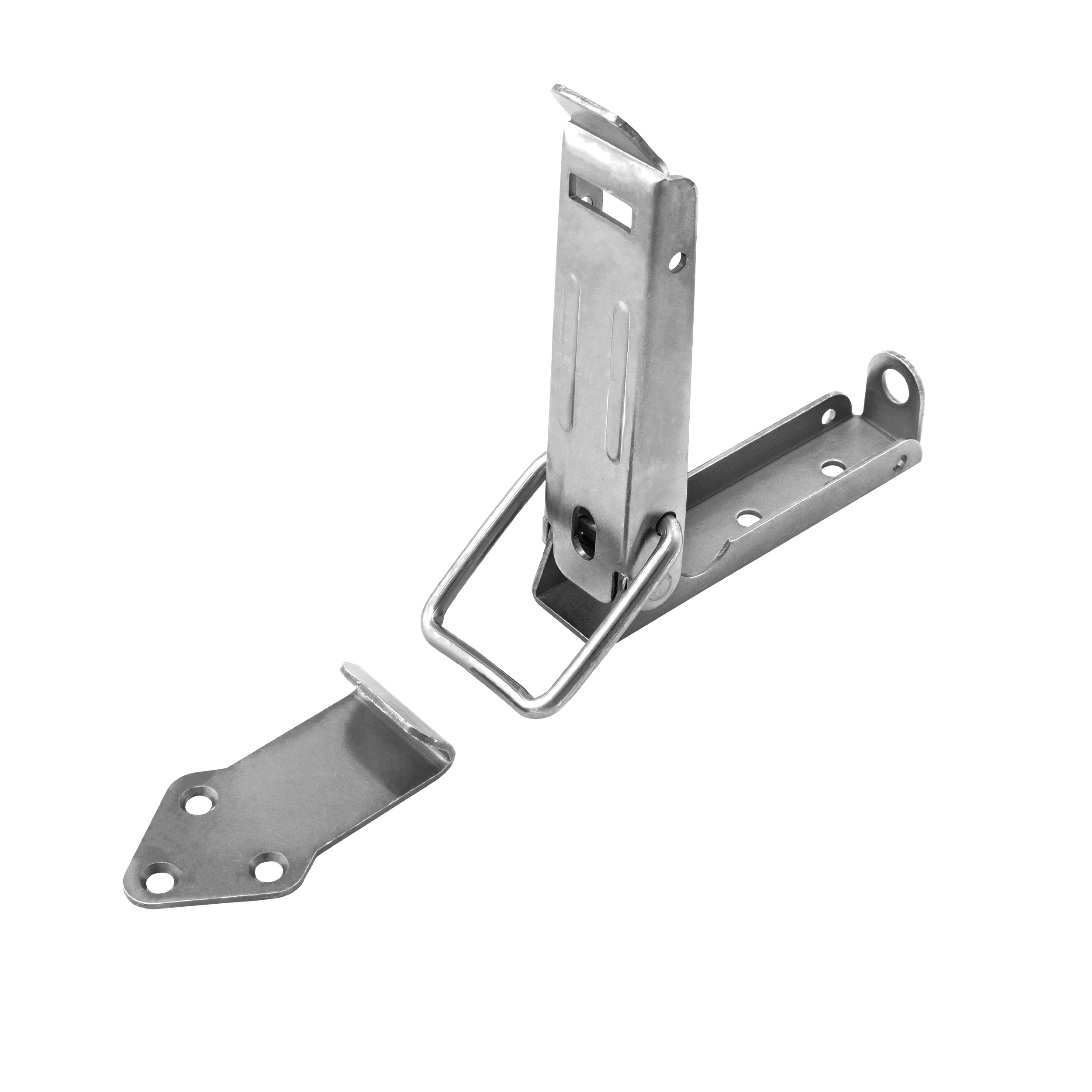 Zamknięcie skrzyni zagięte - ZSK | Srebrny | 94 mm