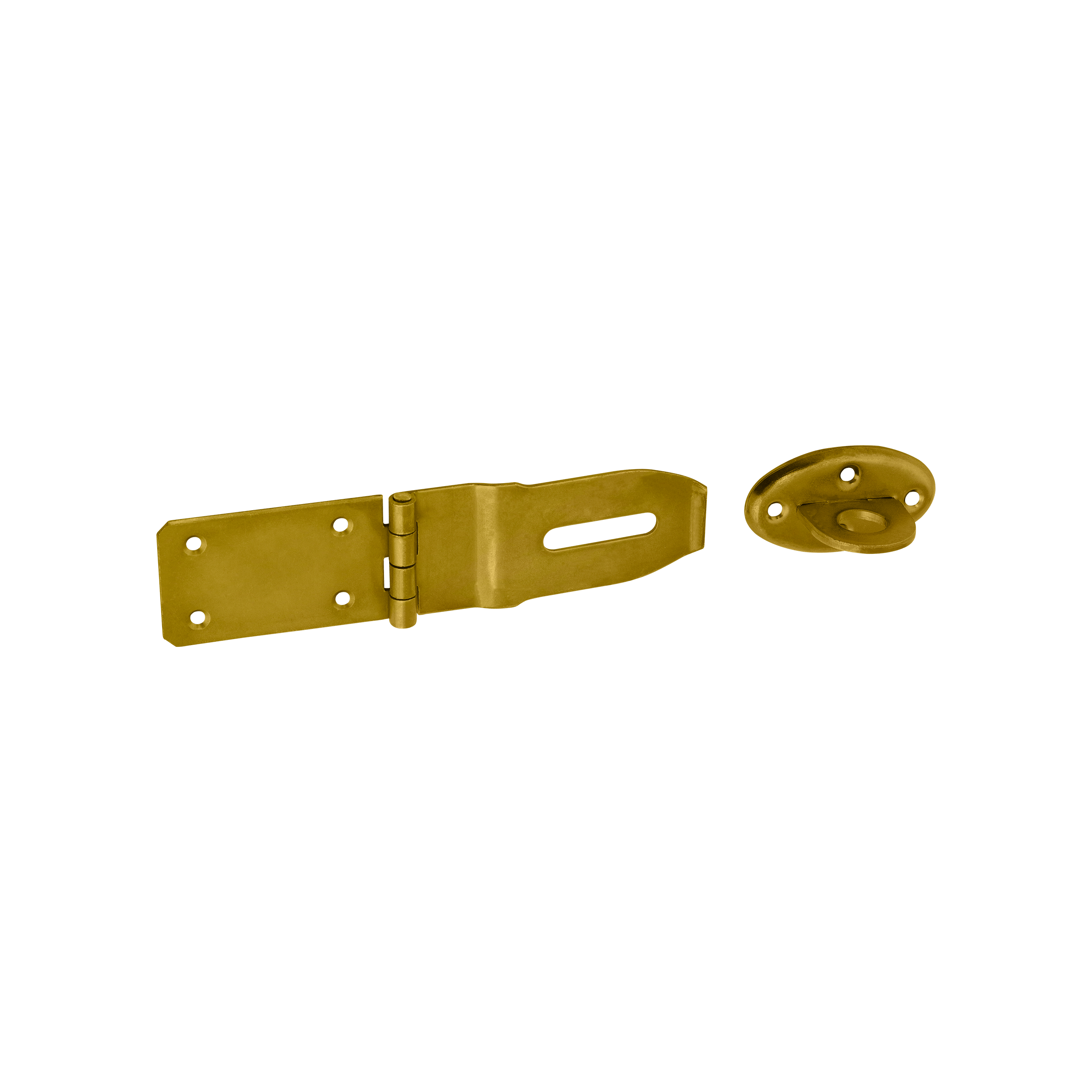 Zawias z zamknięciem prosty - ZZP  | Złoty | 80 mm