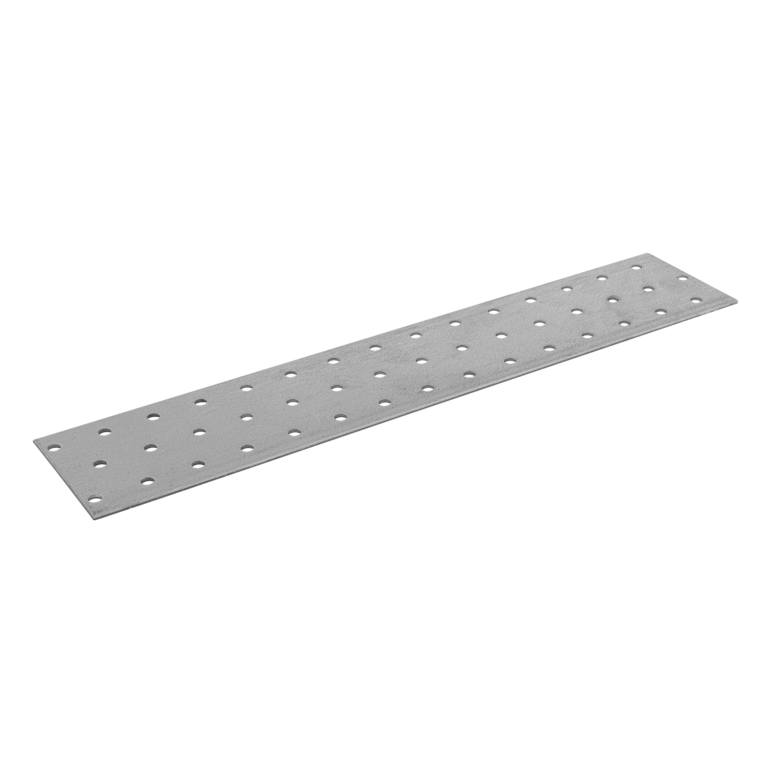 Płytka perforowana płaskownik PP 30, 300x60 mm, 2 mm, 60x300x2,0 mm, Stal konstrukcyjna DX51D, srebrny, w zestawie elementów.