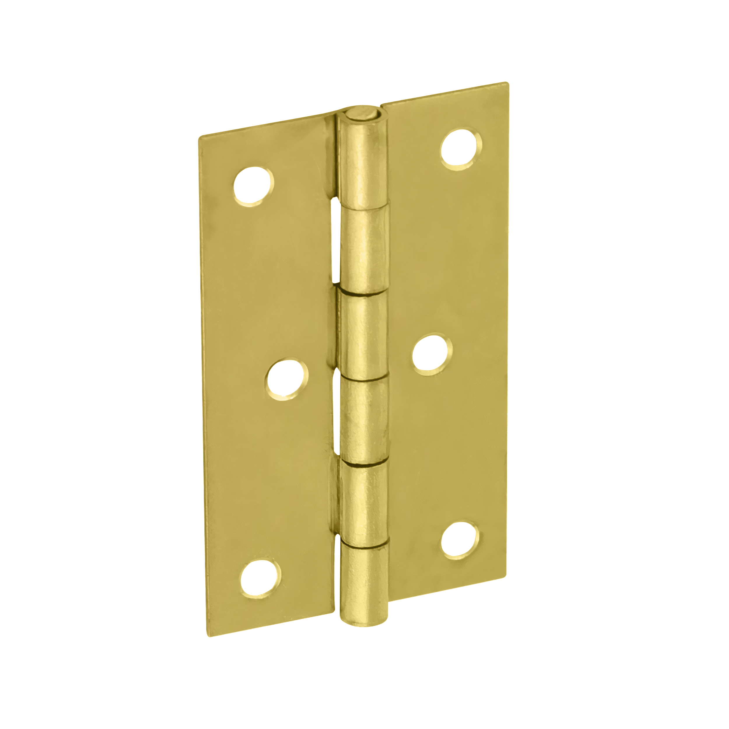 Zawias płaski budowlany splatany ZS 70, 70 mm, Złoty, 43 mm, 70x43x1,0 mm.