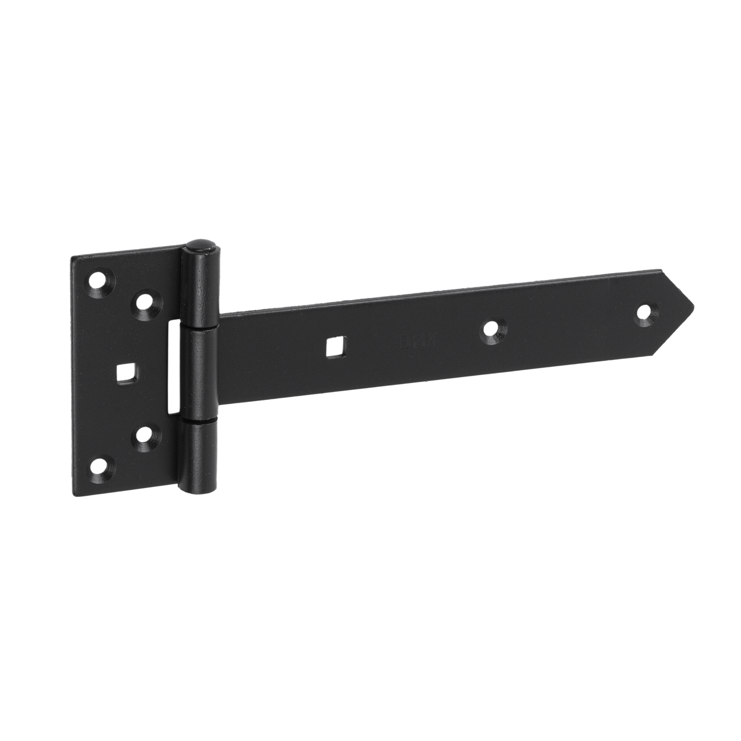 Zawias bramkowy do bramy furtki okiennic ZB 200, 200 mm, czarny, 200x45x90x3,0 mm.