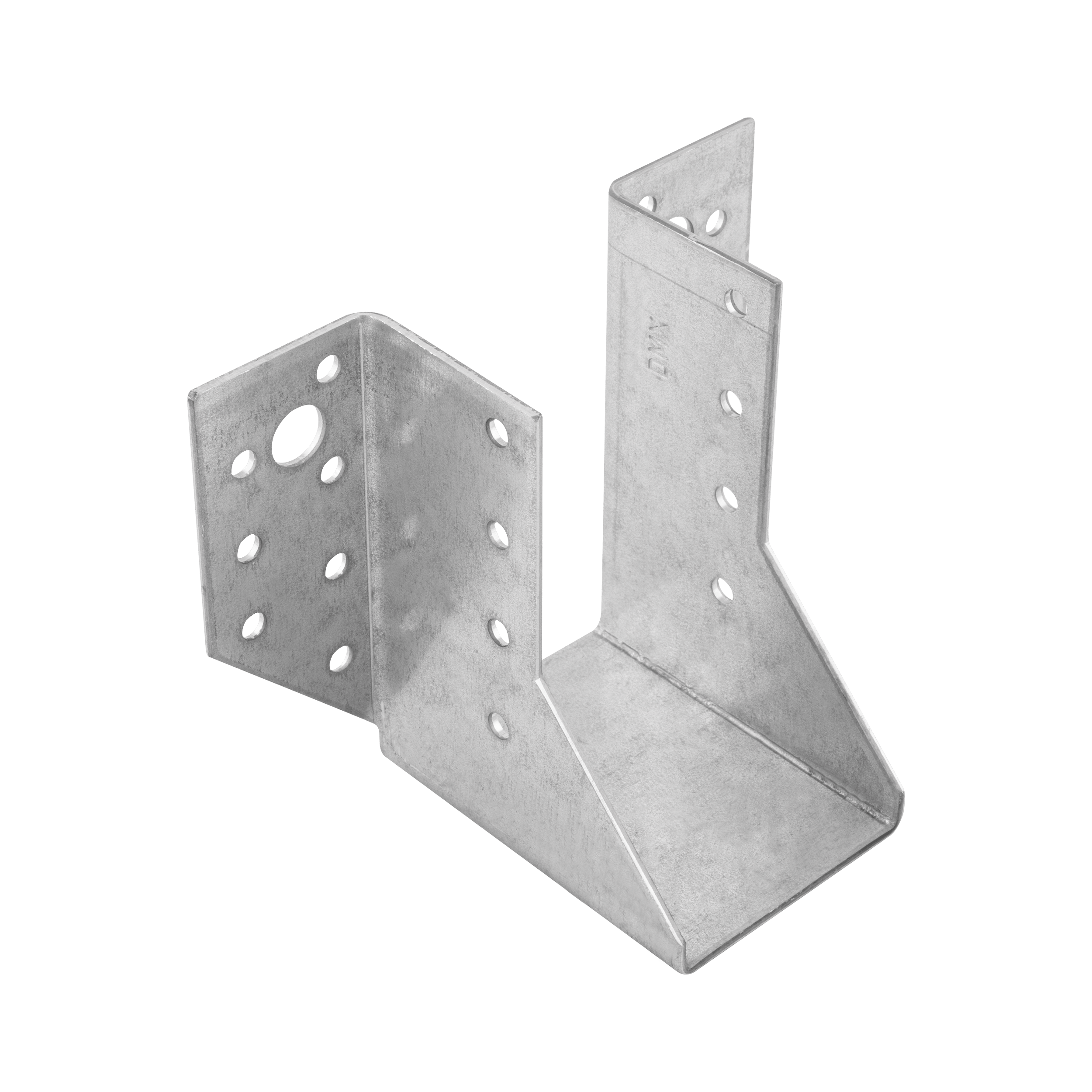 Wieszak belki uchwyt belki drewnianej - WB 57 | 51x94x75 mm | Srebrny