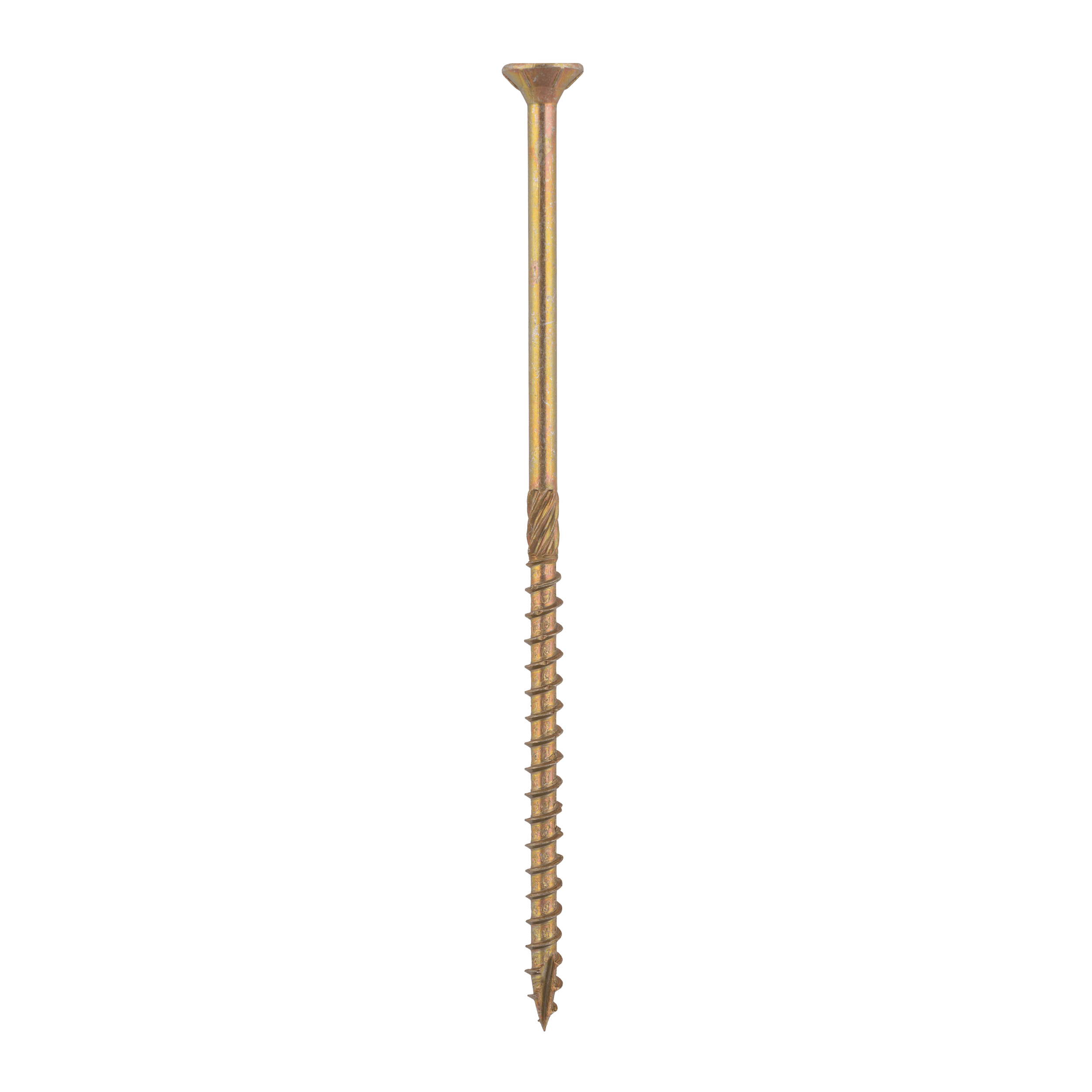 Wkręty ciesielskie do drewna stożkowe TORX - CS | 5 x 120 mm | Złoty | 100 szt Wkręty ciesielskie do drewna stożkowe TORX CS, 5x120 mm, Złoty, 100 szt., 5x120 mm.