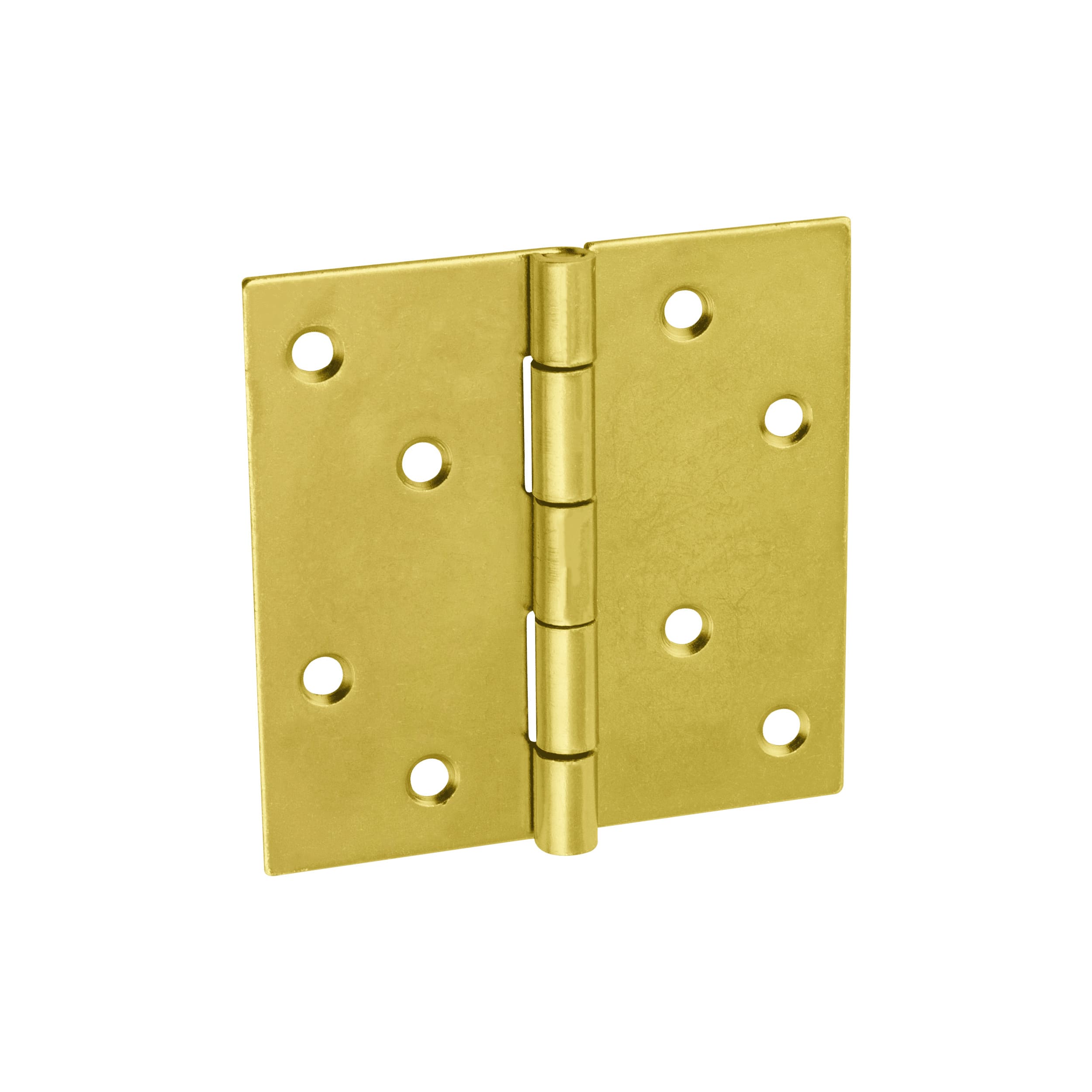 Zawias płaski budowlany splatany Z 100/100, 100 mm, Złoty, 100 mm, 100x100x2,0 mm.