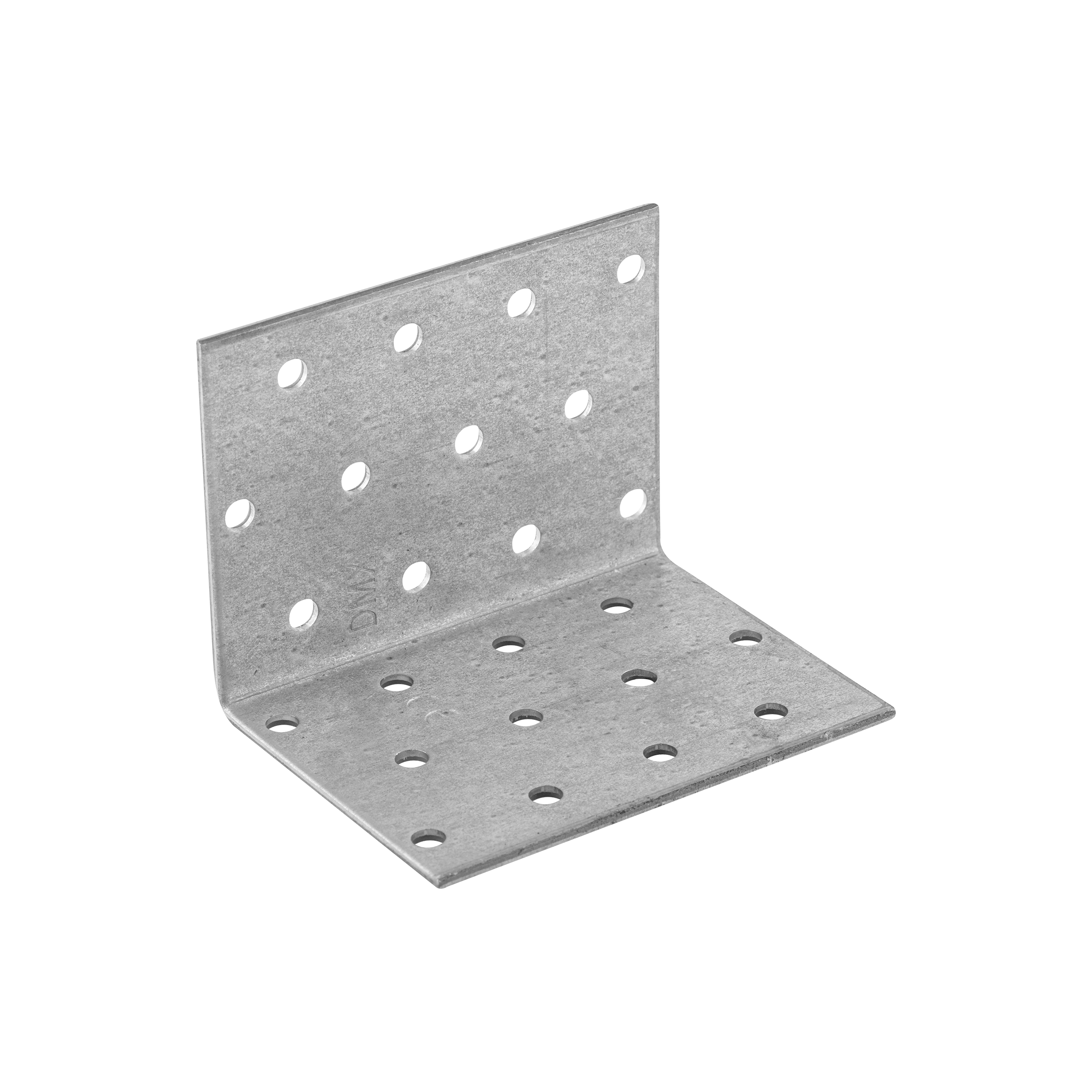 Kątownik montażowy stalowy uniwersalny KM 5, 60x60x80 mm, 20 szt., 60x60x80x2,0 mm, Stal konstrukcyjna DX51D, srebrny, w zestawie elementów.