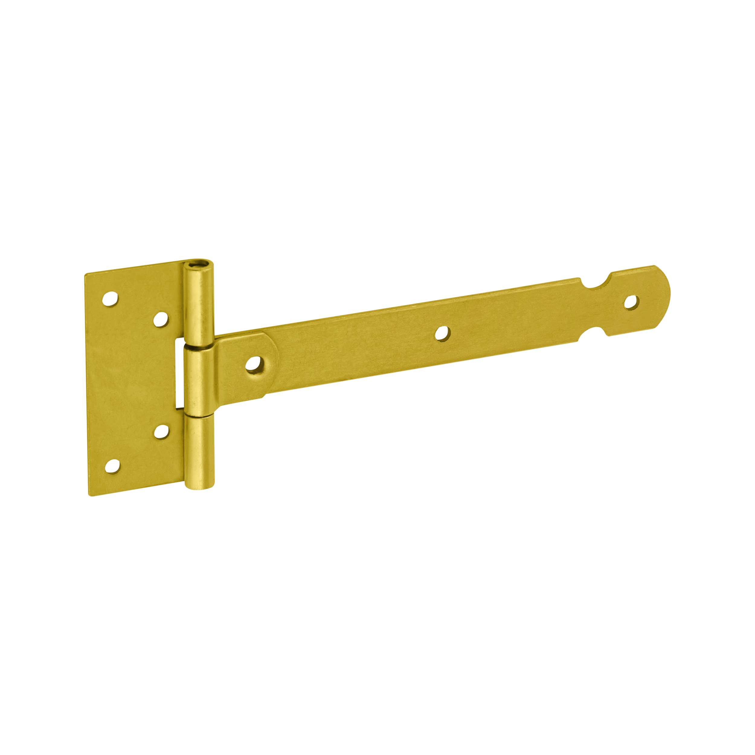 Zawias bramowy lekki do furtki okiennic ZBL 150, 150 mm, Złoty, 65 mm, 150x32x1,5 mm.