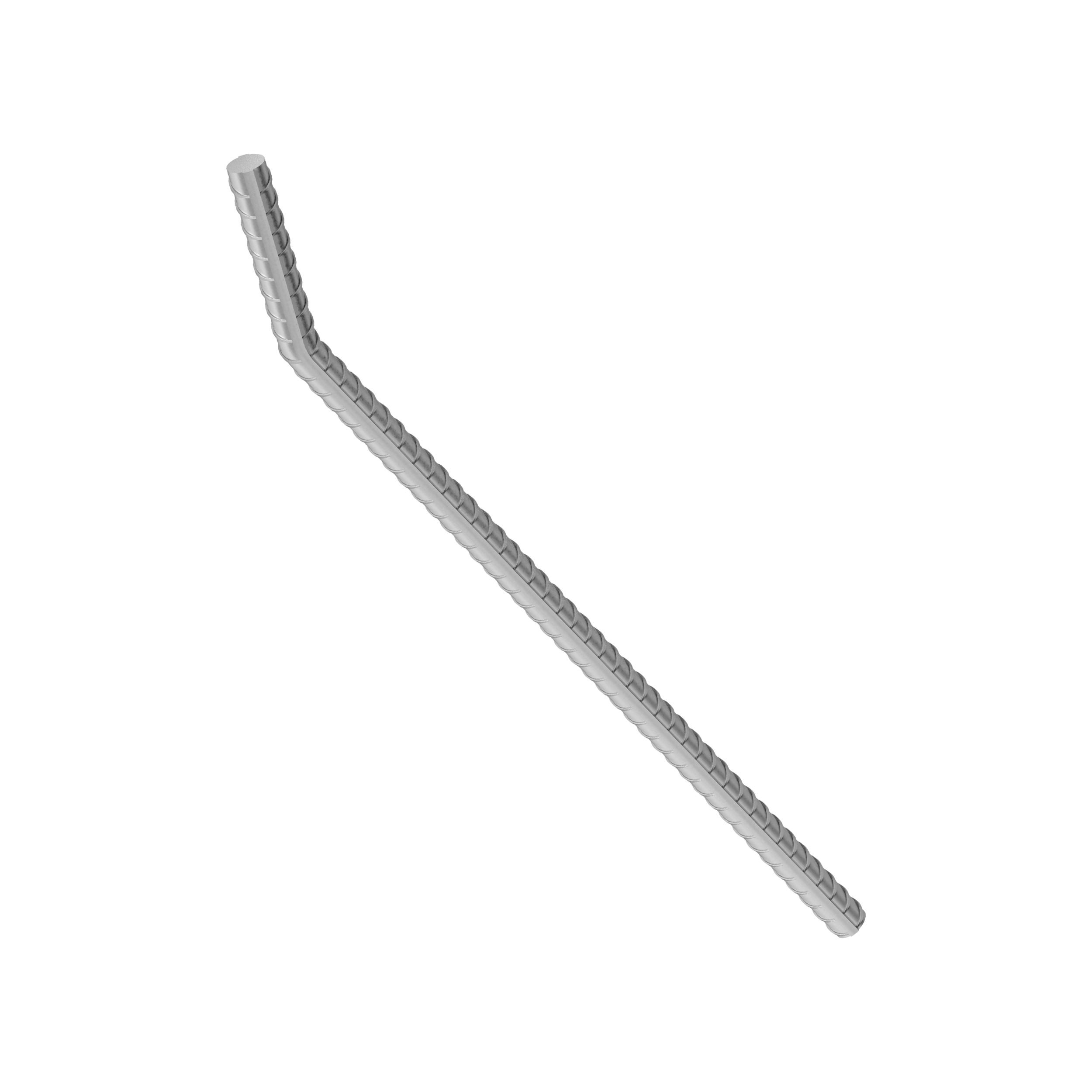 Pręt PWE 420, do wkręcanych podstaw słupa 420x15 mm, w zestawie elementów.