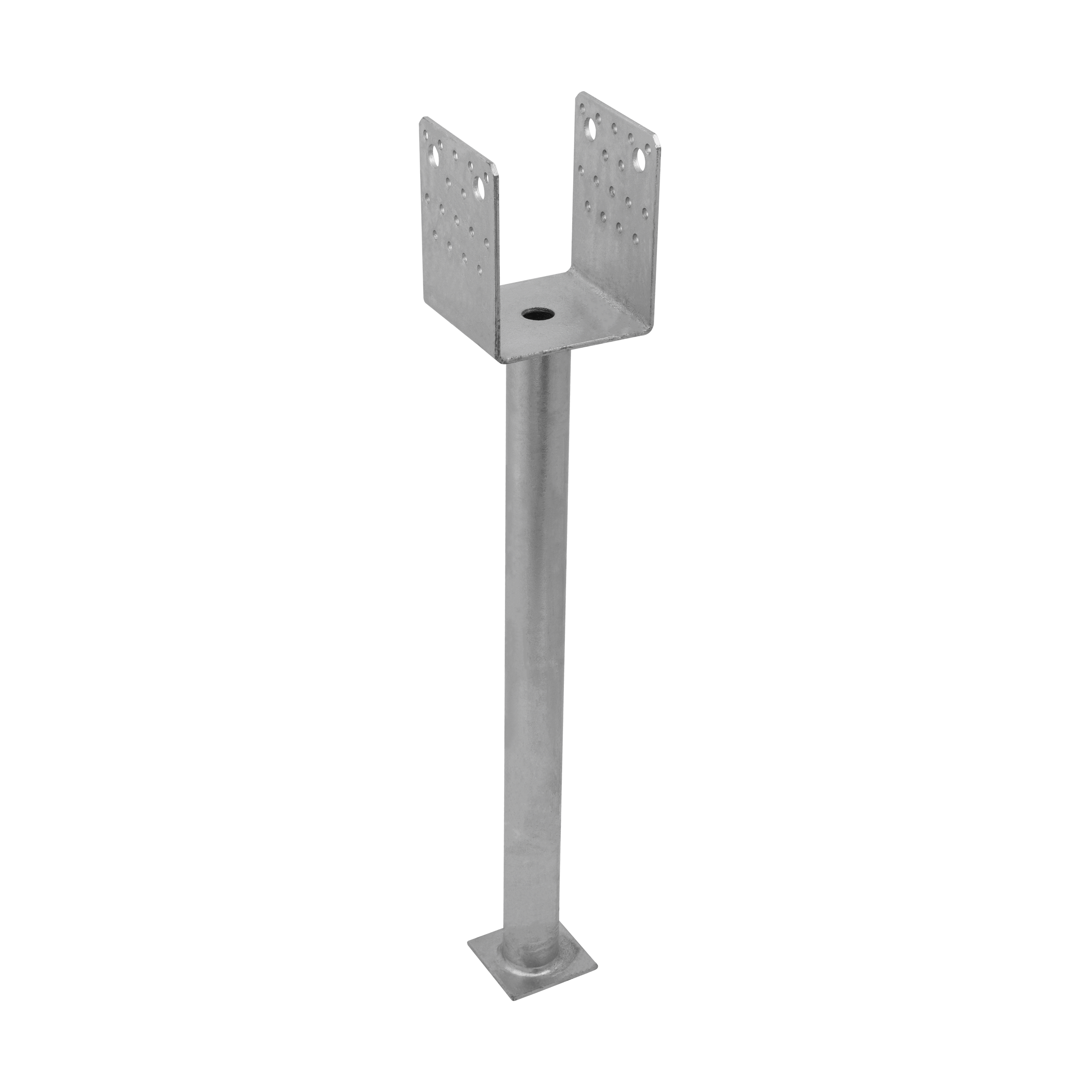 Podstawa słupa typ U wielopunktowa długa rura - PSS 100 R500 | 100x629 mm Podstawa słupa typ U wielopunktowa długa rura PSS 100 R500, 100x629 mm, 101x629x100x4,0 mm 100.