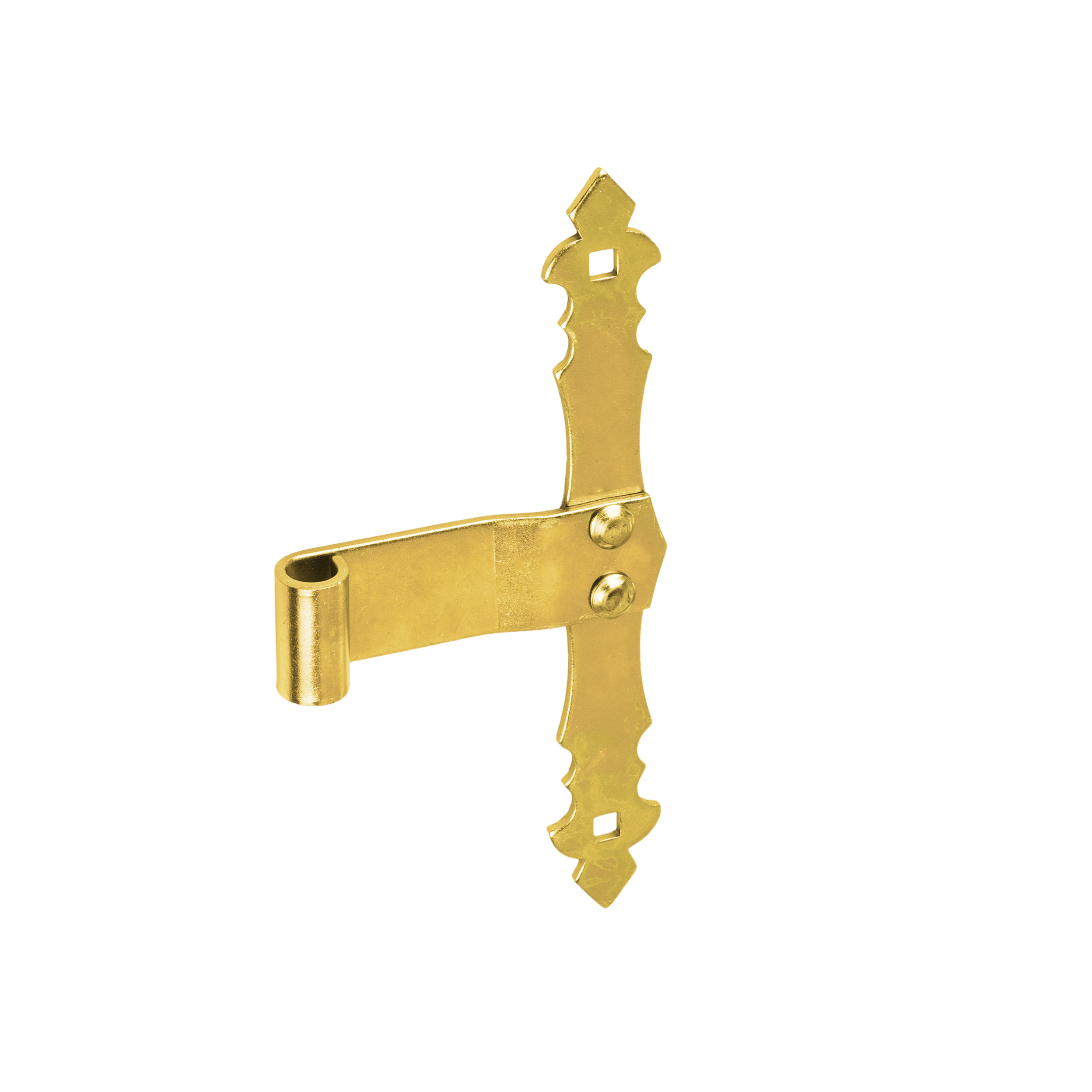 Zawias ramowy ozdobny do okiennic ZRO 200/10, 100 mm, Złoty, 10 mm, 200x100x3,0 mm 2.