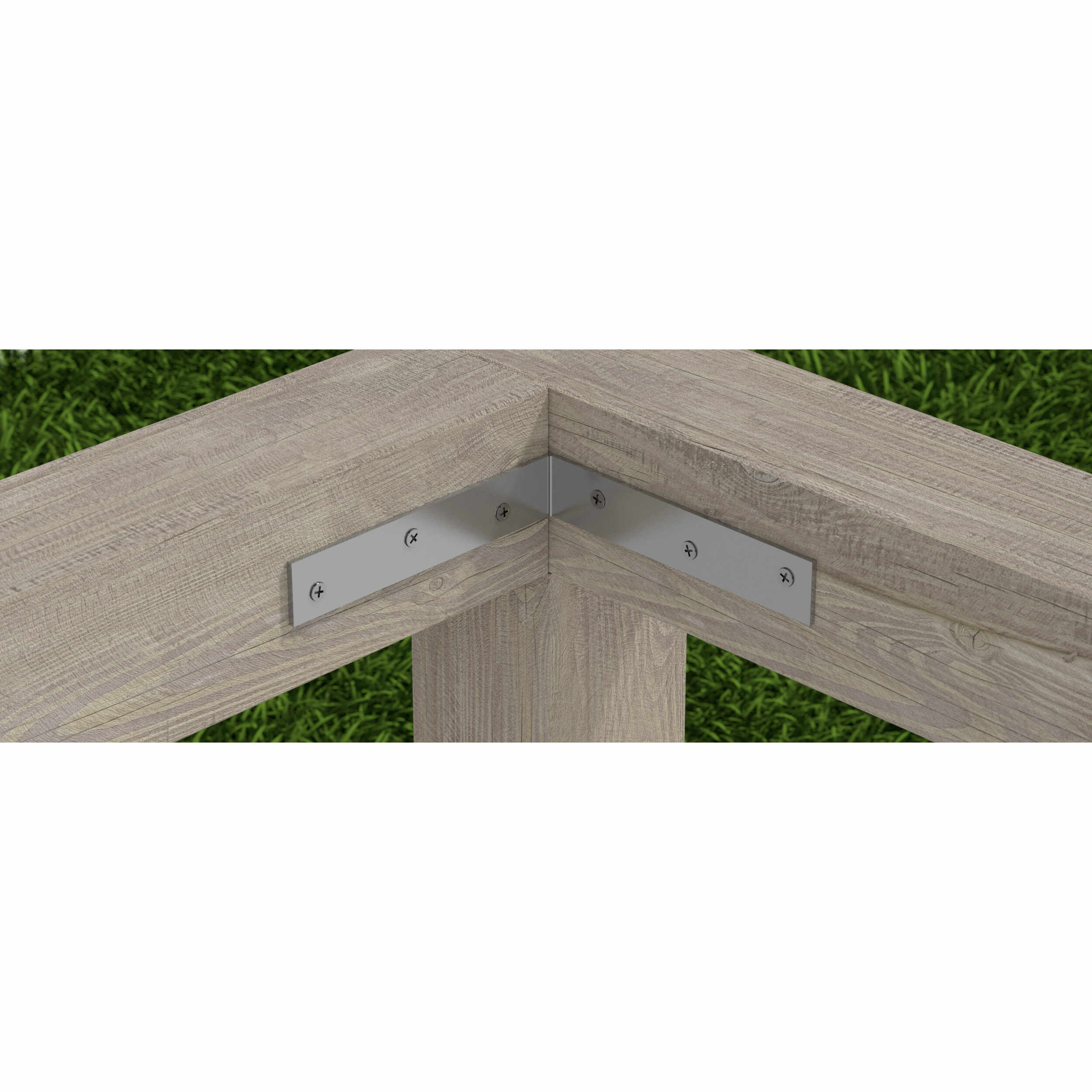 Kątownik meblowy stolarski wąski - KW 3 | 50x50x17 mm | 20 szt Kątownik meblowy stolarski wąski KW 3, 50x50x17 mm, 20 szt., 50x50x17x2,0 mm, Stal konstrukcyjna DC01, Złoty 2.