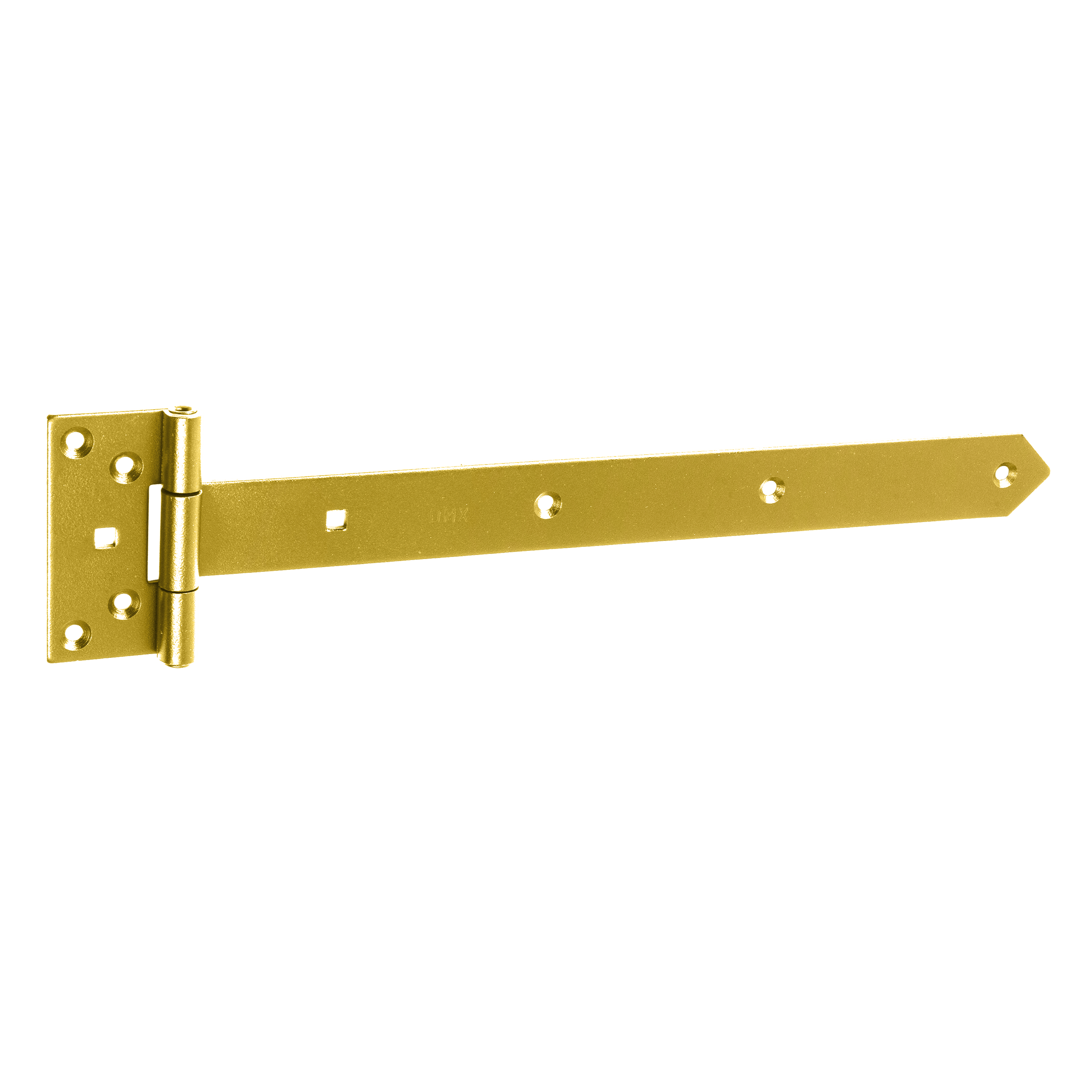 Zawias bramkowy do bramy furtki okiennic ZB 350, 350 mm, Złoty, 350x45x90x3,0 mm.