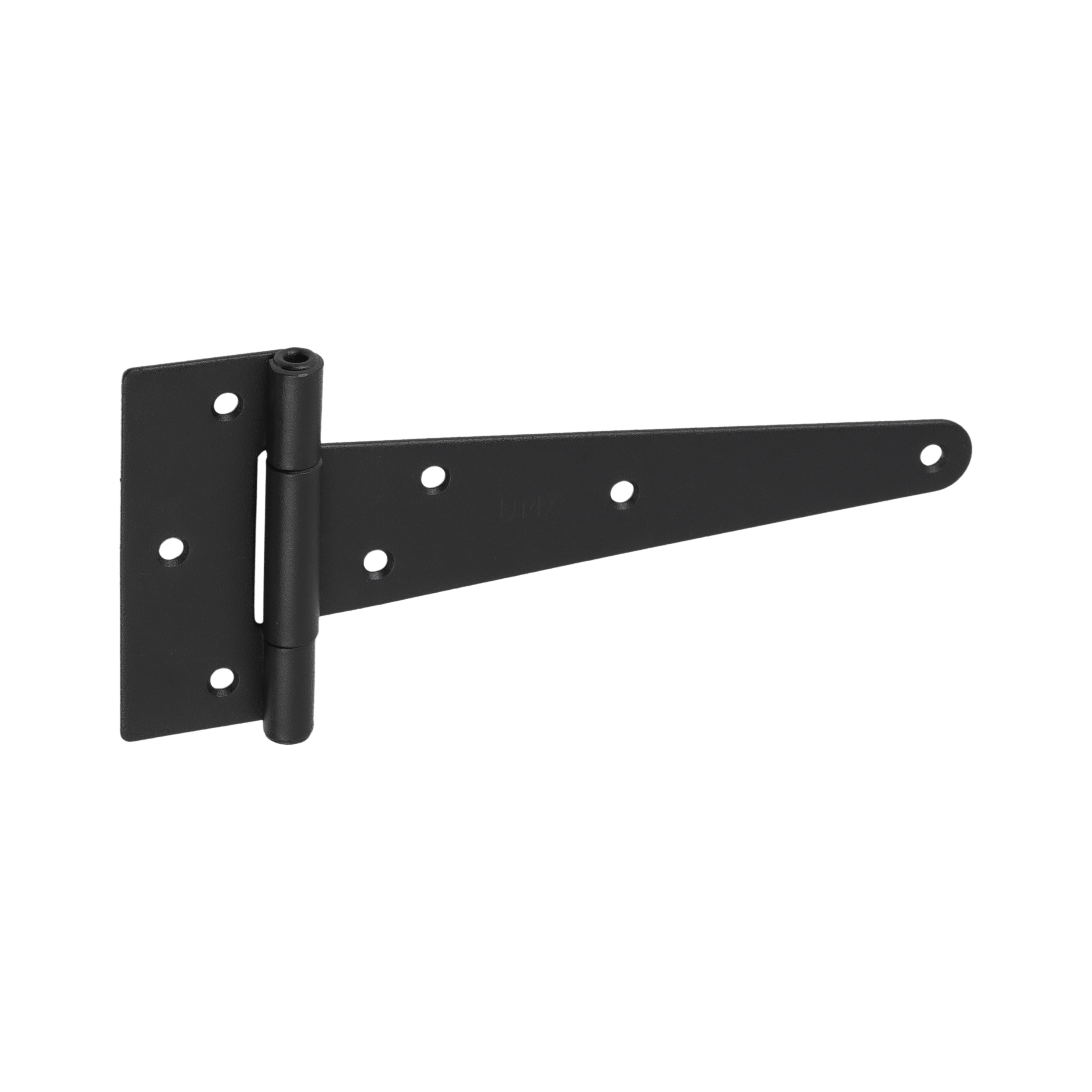 Zawias trójkątny do bramy furtki okiennic ZT 150, 150 mm, czarny, 150x35x80x2,0 mm, Stal konstrukcyjna DC01.