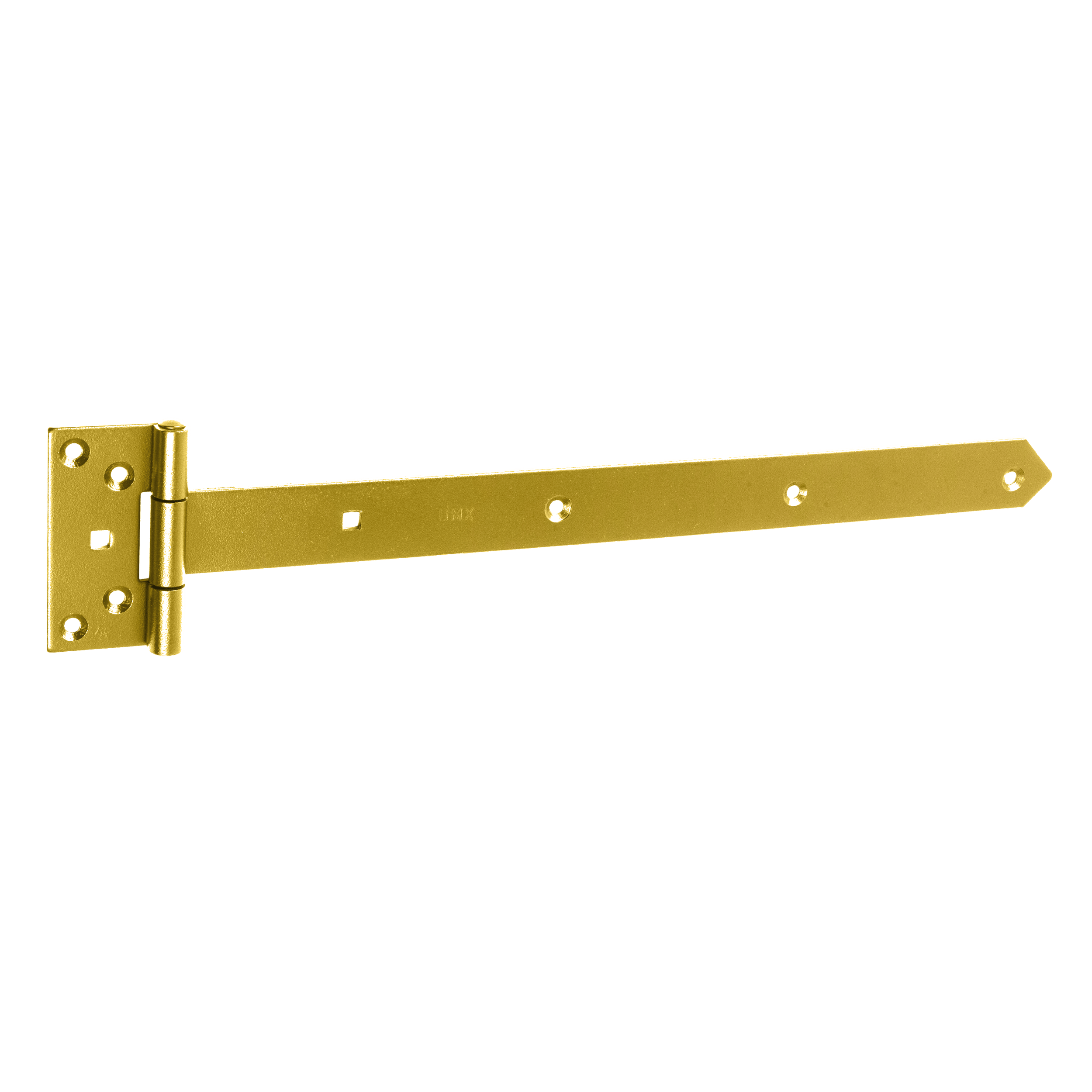 Zawias bramkowy do bramy furtki okiennic ZB 400, 400 mm, Złoty, 400x45x90x3,0 mm.