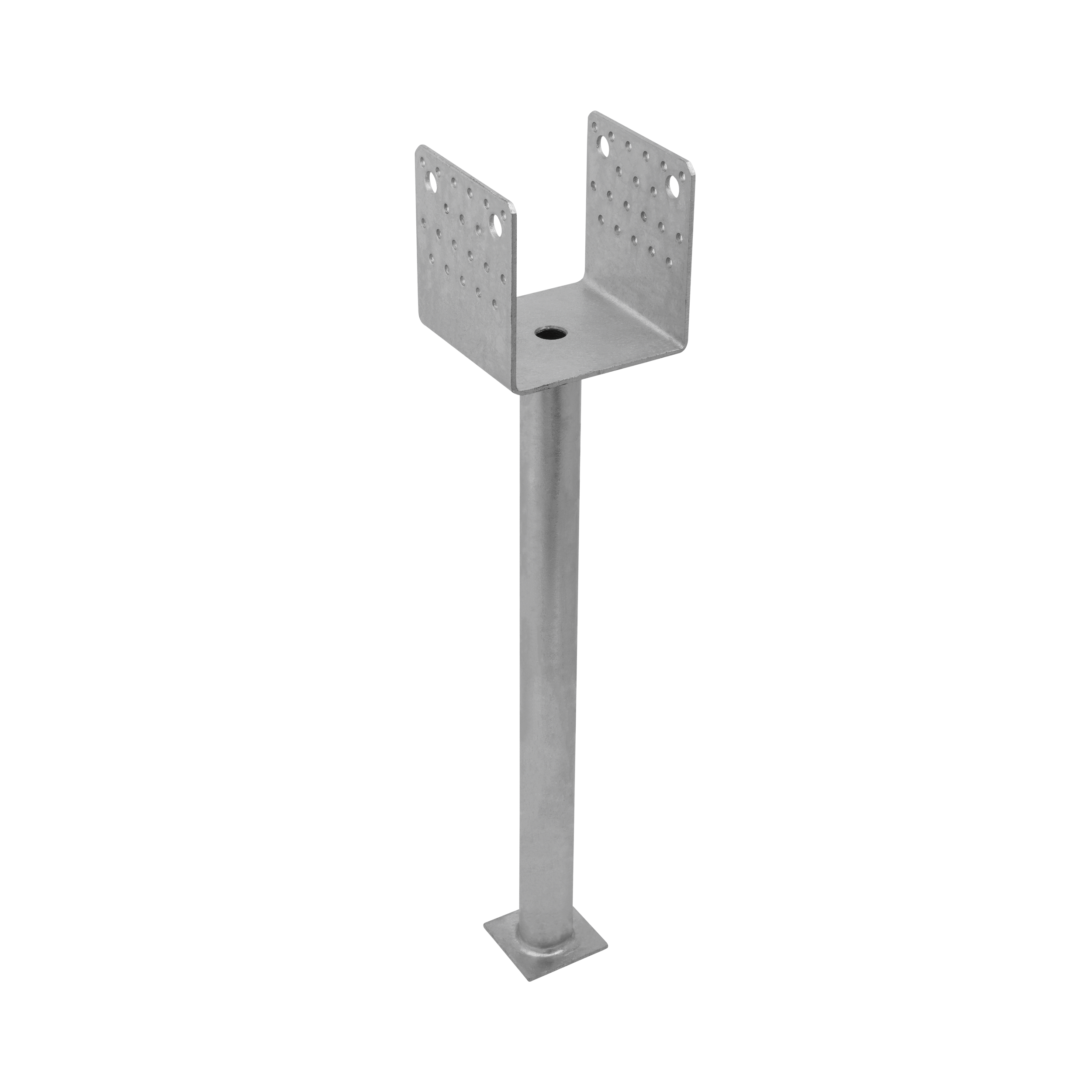 Podstawa słupa typ U wielopunktowa długa rura - PSS 120 R500 | 120x629 mm Podstawa słupa typ U wielopunktowa długa rura PSS 120 R500, 120x629 mm, 121x629x120x4,0 mm 120.