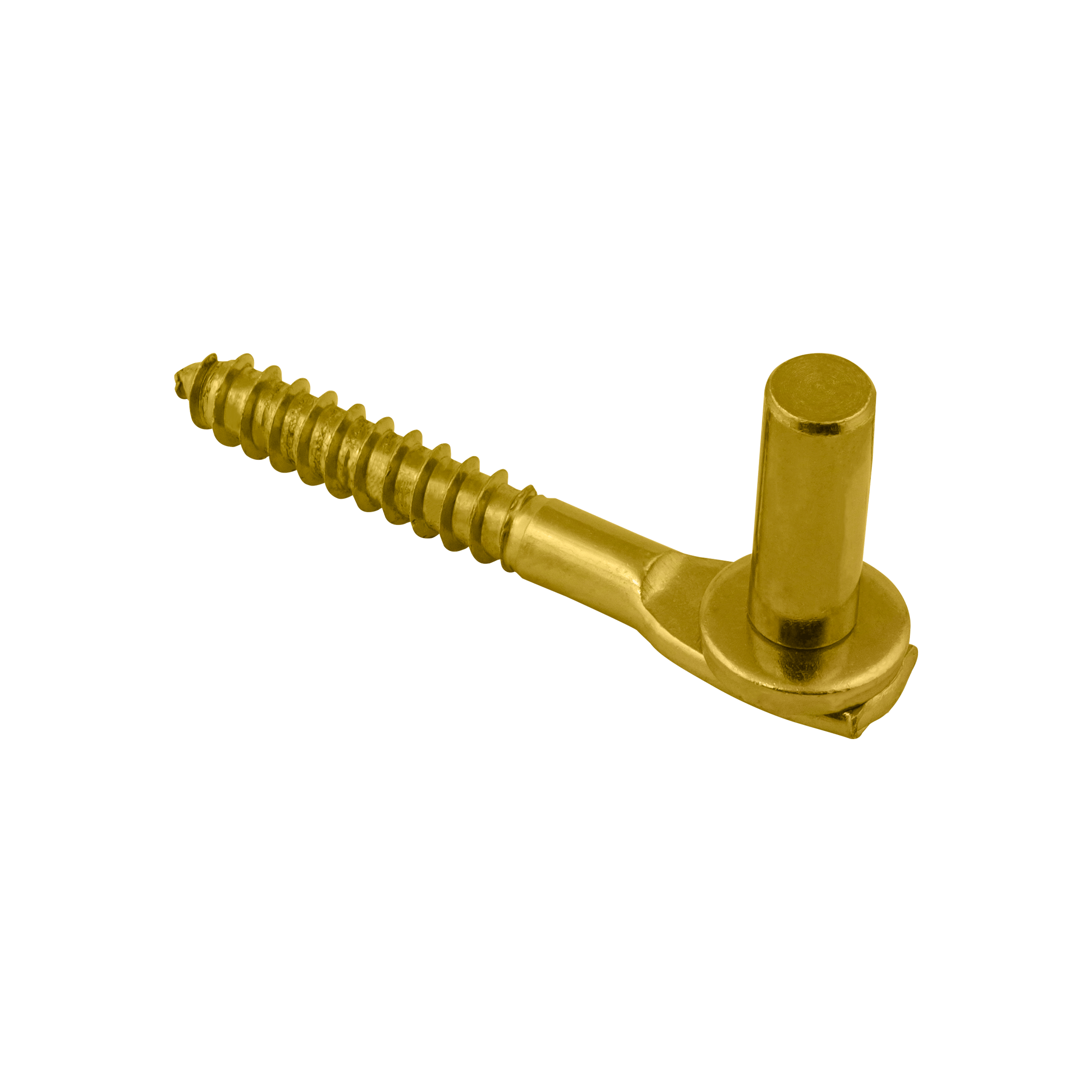 Uchwyt czopowy wkręcany do zawiasów bramowych CW 13/106, 106 mm, Złoty, 13 mm, 106x48 mm.