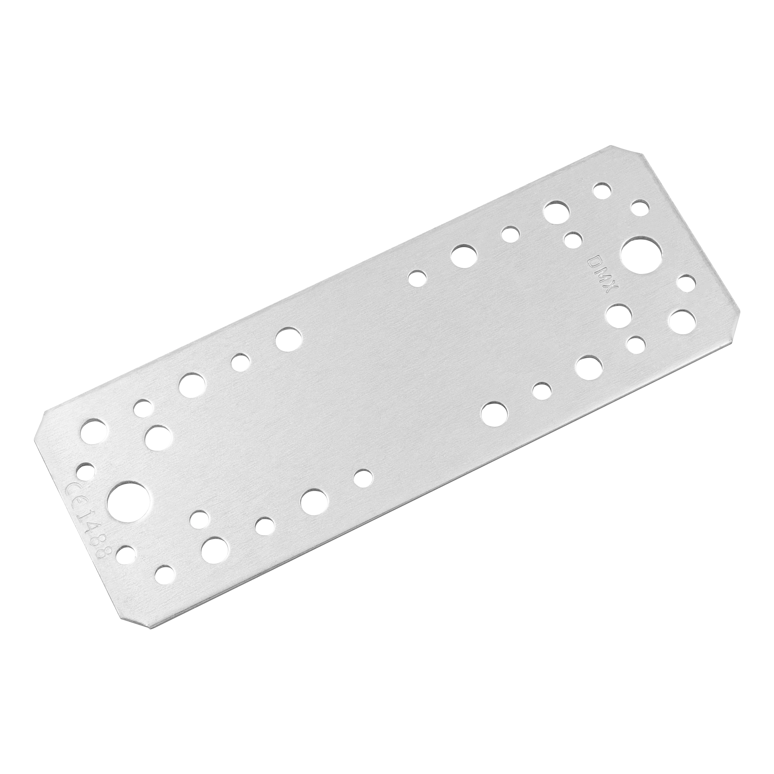 Łącznik płaski płaskownik LP 5, 180x65 mm, 2, 5 mm, 180x65x2,5 mm, Stal konstrukcyjna DX51D, srebrny, w zestawie elementów.