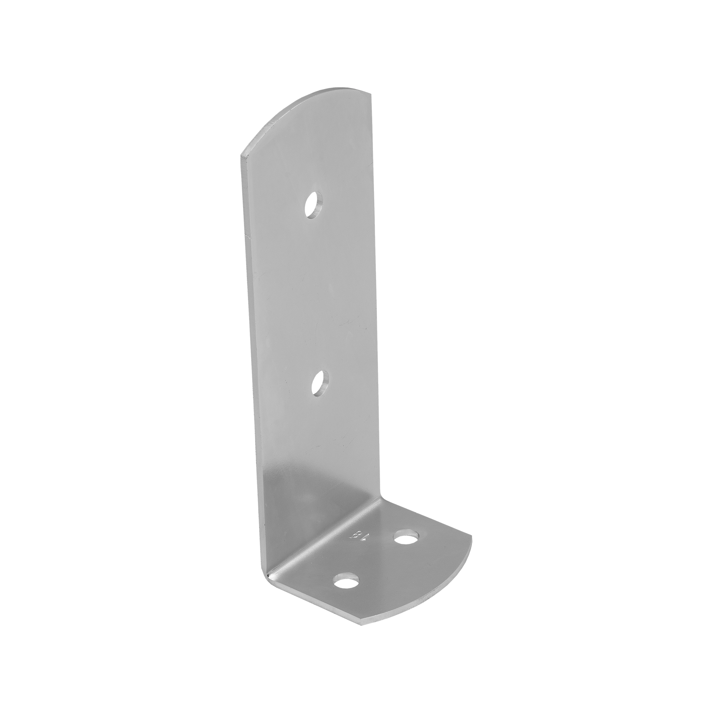 Podstawa słupa kotwa przykręcana do betonu lekka typ L - PSC | 75x200 mm | Srebrny Podstawa słupa kotwa przykręcana do betonu lekka typ L PSC, 75x200 mm, srebrny, 75x200x3,0 mm.