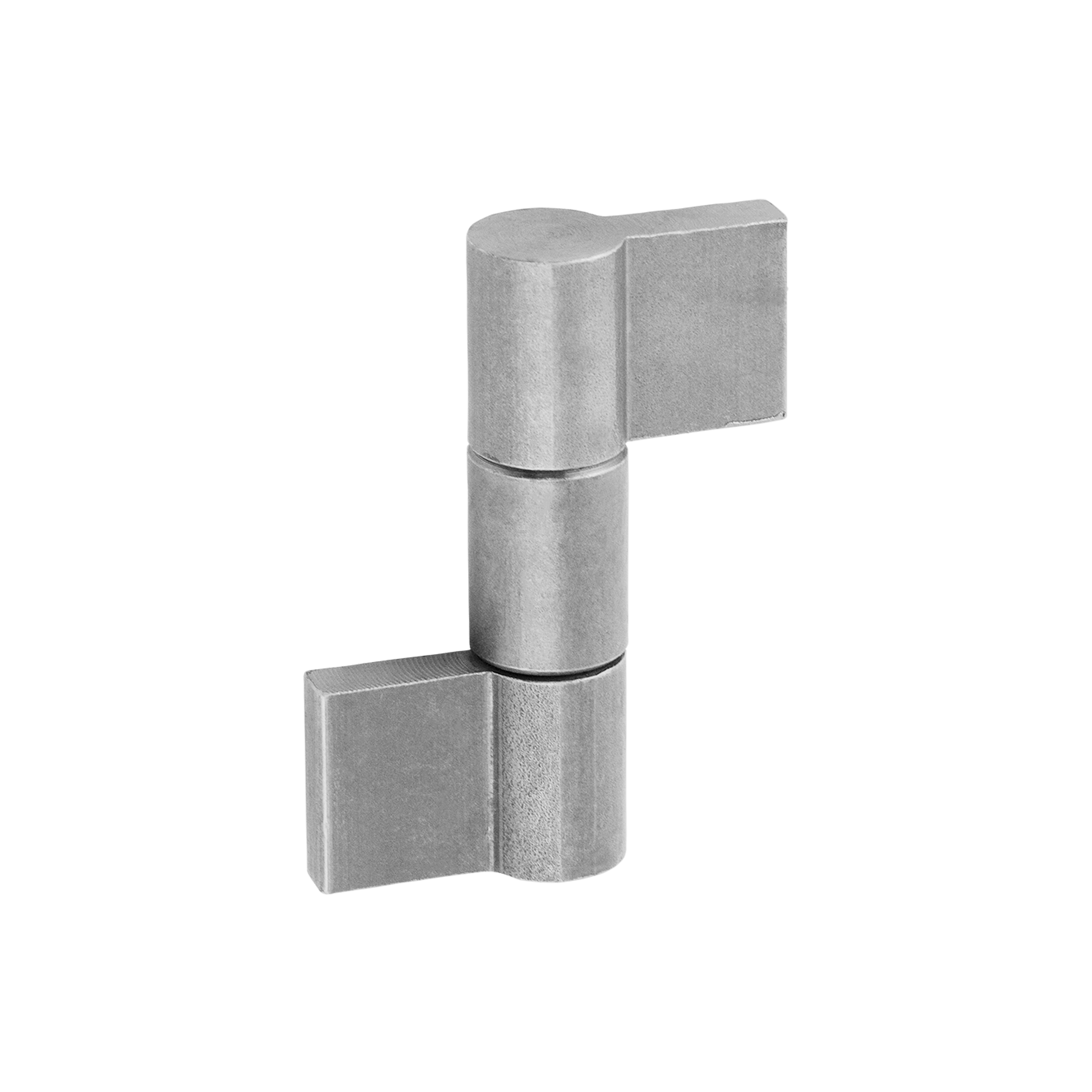 Zawias toczony trójdzielny do spawania do bramy furtki ZASK 20/31, 21 mm, Stal, 20x84x31 mm, ujęcie 2.