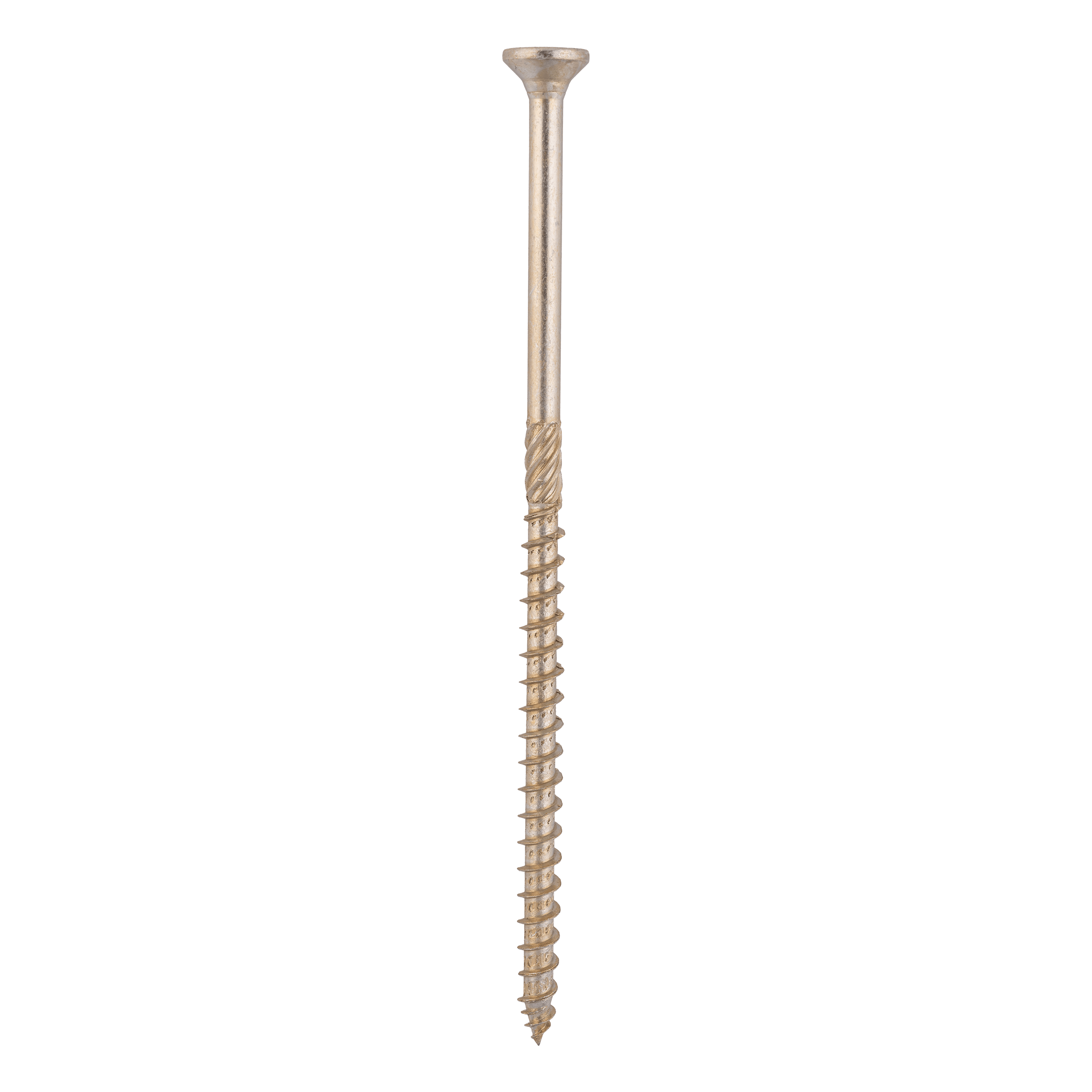 Wkręty ciesielskie do drewna stożkowe TORX CS, 8x180 mm, Złoty, 50 szt., 8x180 mm.