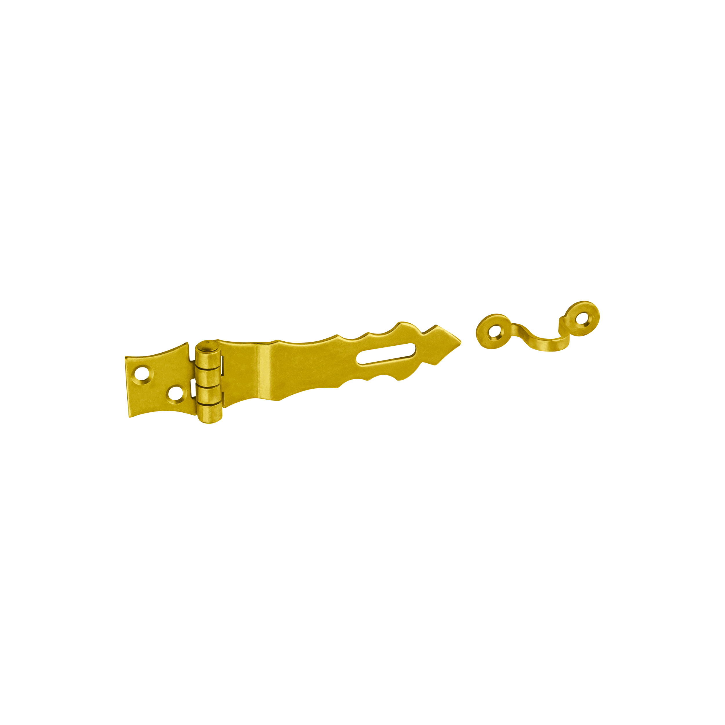 Zawias ozdobny z zamknięciem - ZOZ  | Złoty | 100 mm
