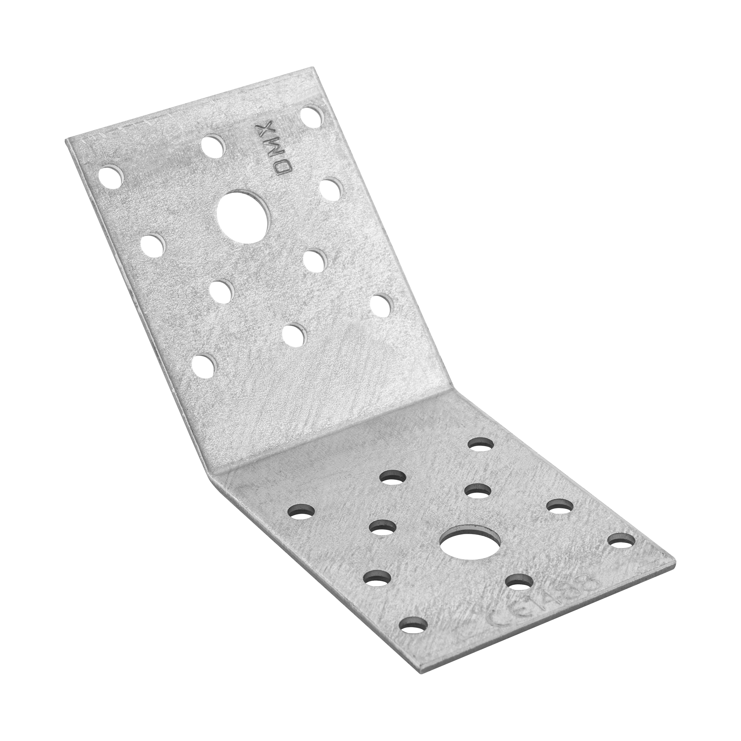 Kątownik ciesielski 135⁰ równoramienny KLR 2, 70x70x55 mm, 2, 5 mm, 70x70x55x2,5 mm, srebrny, Stal konstrukcyjna DX51D, w zestawie elementów.