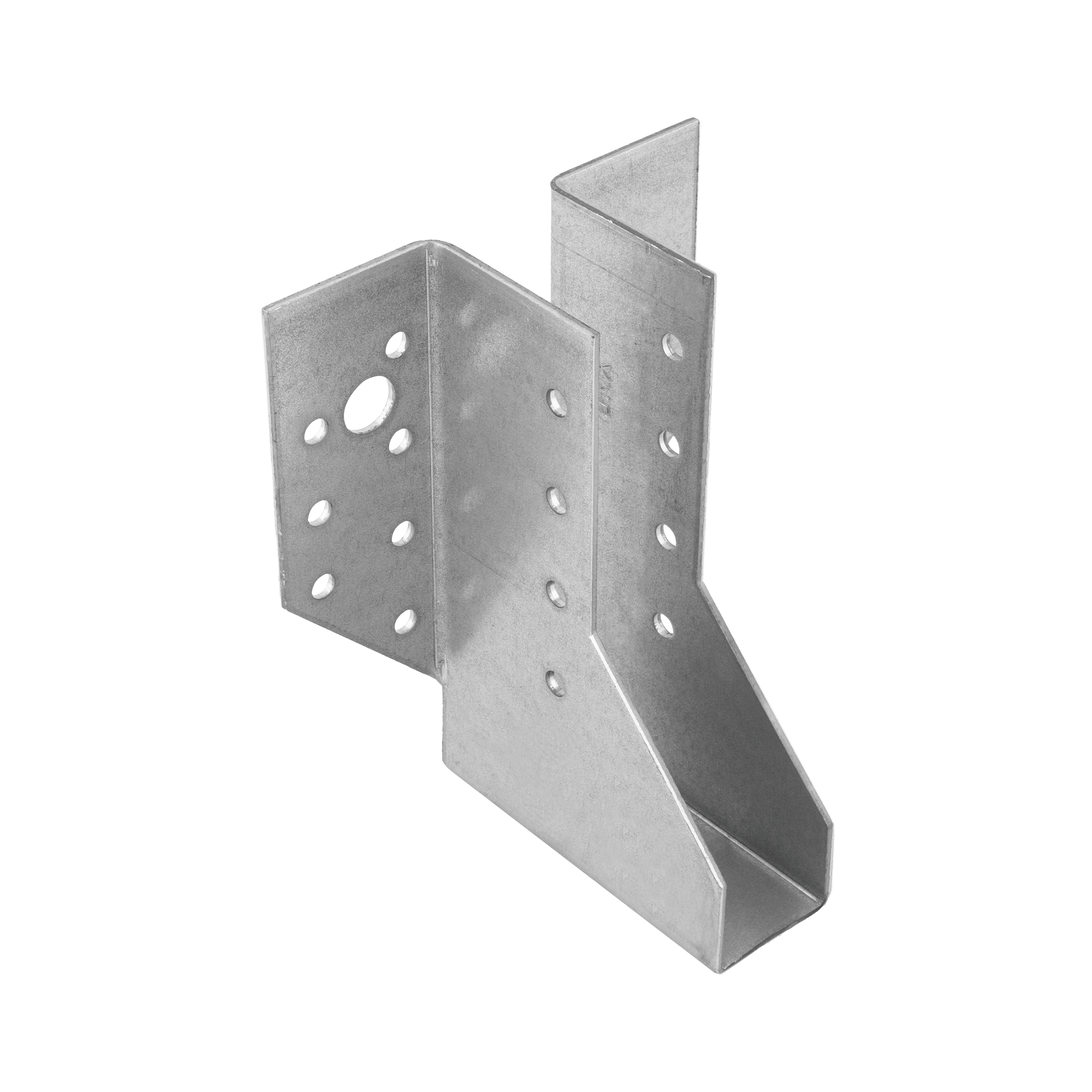 Wieszak belki uchwyt belki drewnianej WB 1, 25x118x75 mm, srebrny, 25x118x75x2,0 mm, Stal konstrukcyjna DX51D.