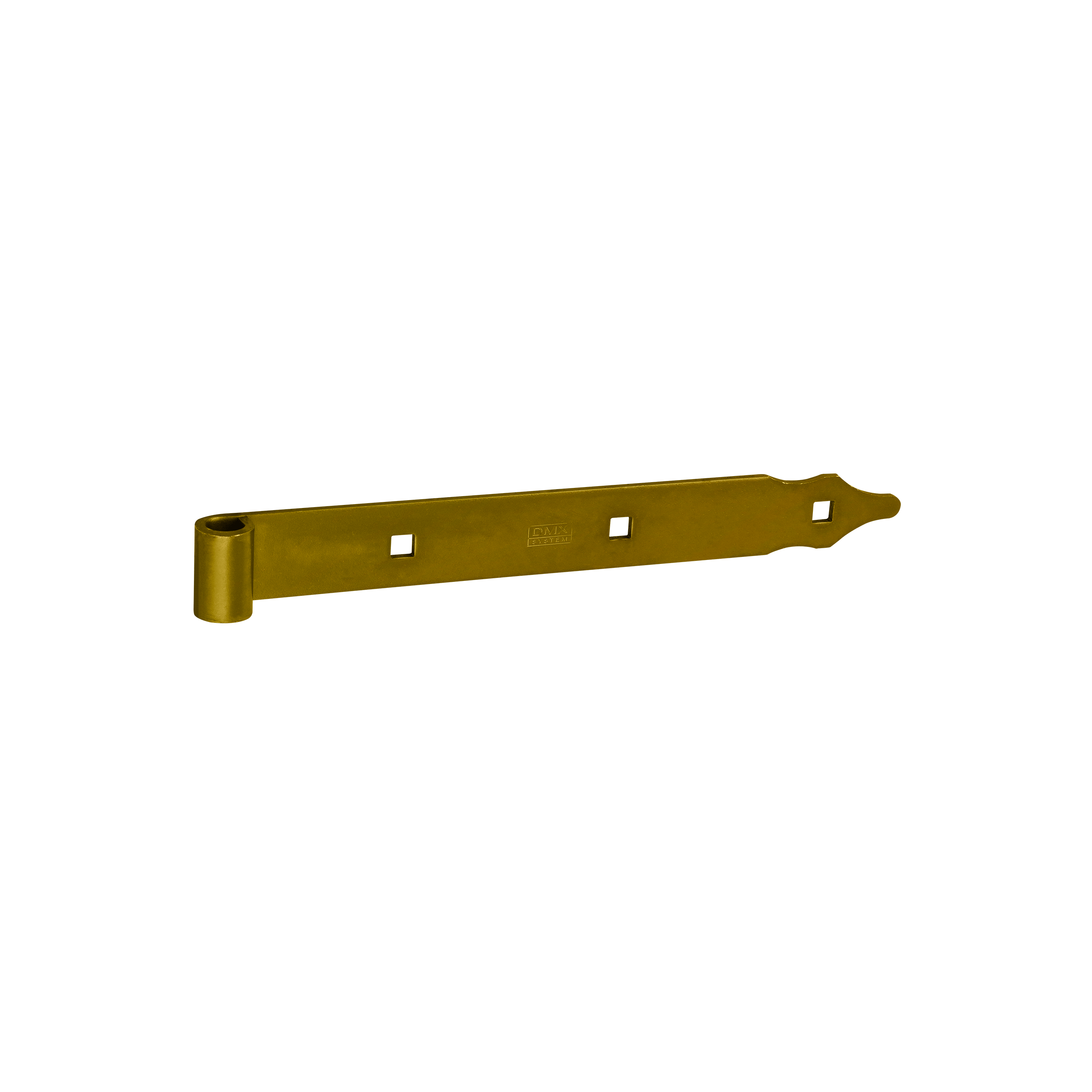 Zawias pasowy do bram ZP 300/13, 300 mm, Złoty, 13 mm, 300x35x4,0 mm.