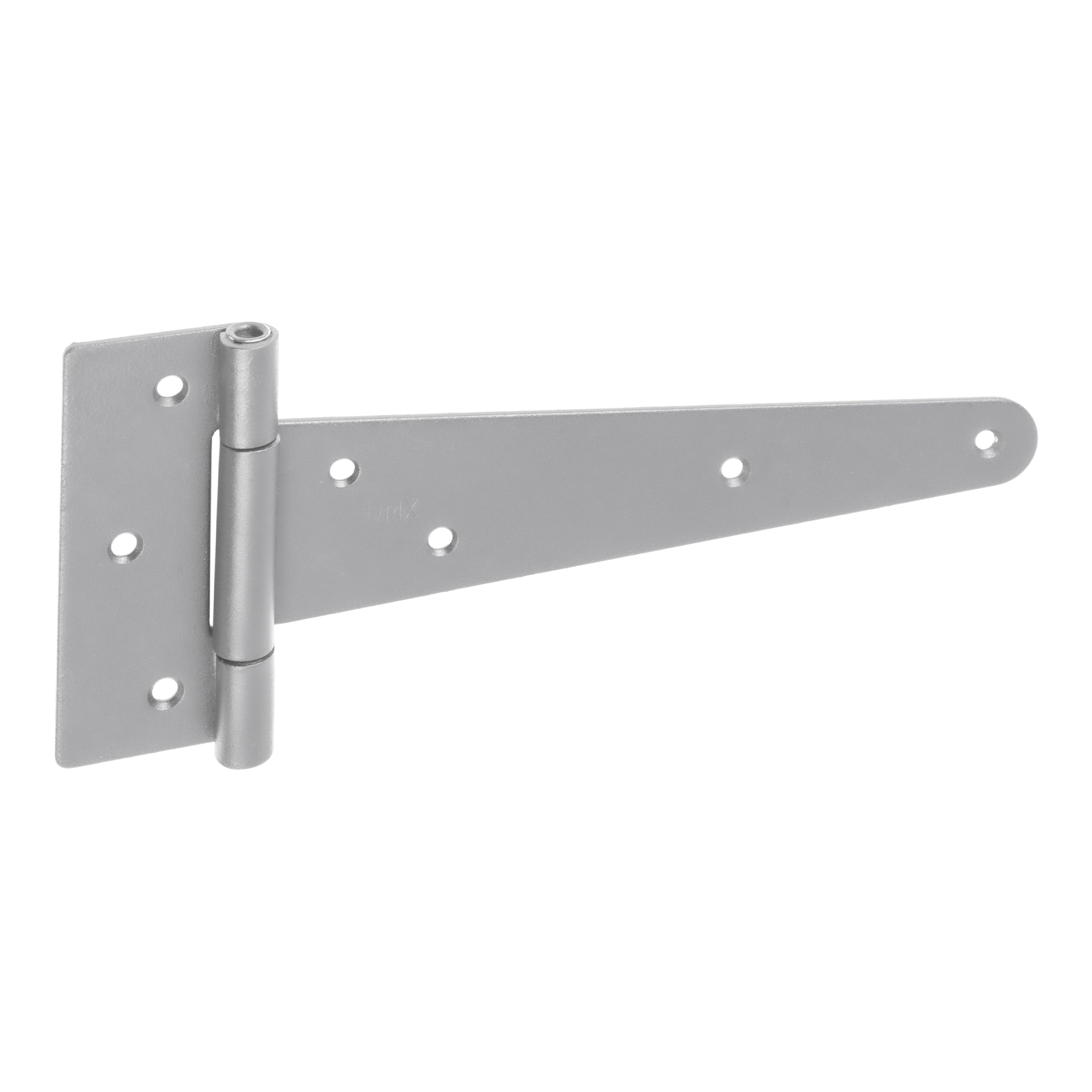 Zawias trójkątny do bramy furtki okiennic ZT 200, 200 mm, srebrny, 200x50x110x2,5 mm.