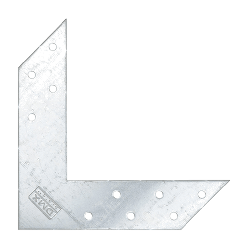 Narożnik okienny montażowy ciesielski NAS 150, 150x35 mm, 2 mm, srebrny, 150x150x35x2,0 mm, Stal konstrukcyjna DX51D, w zestawie elementów.