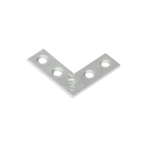 Narożnik okienny montażowy NA 30, 30x10 mm, 1, 5 mm, srebrny, Stal konstrukcyjna DC01, w zestawie elementów.