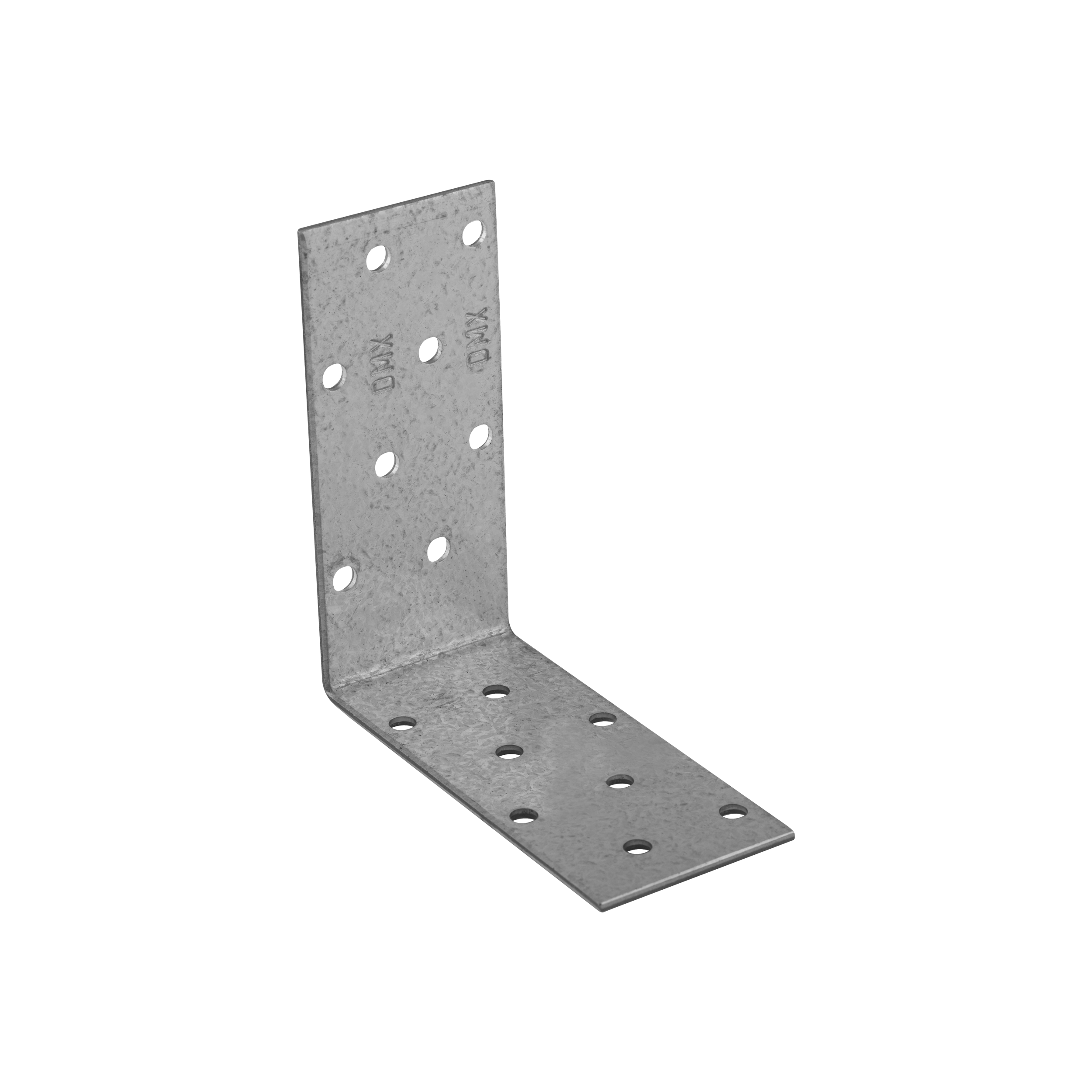 Kątownik montażowy stalowy uniwersalny KM 16, 90x90x40 mm, 20 szt., 90x90x40x2,0 mm, Stal konstrukcyjna DX51D, srebrny, w zestawie elementów.