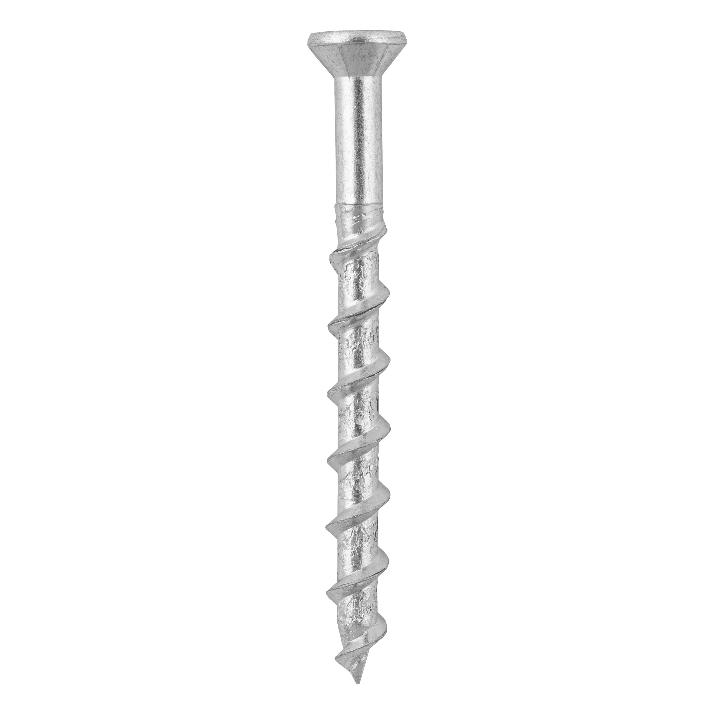 Wkręty do gazobetonu z łbem stożkowym TORX GS, 8x80 mm, srebrny, 50 szt., Hartowana stal węglowa.