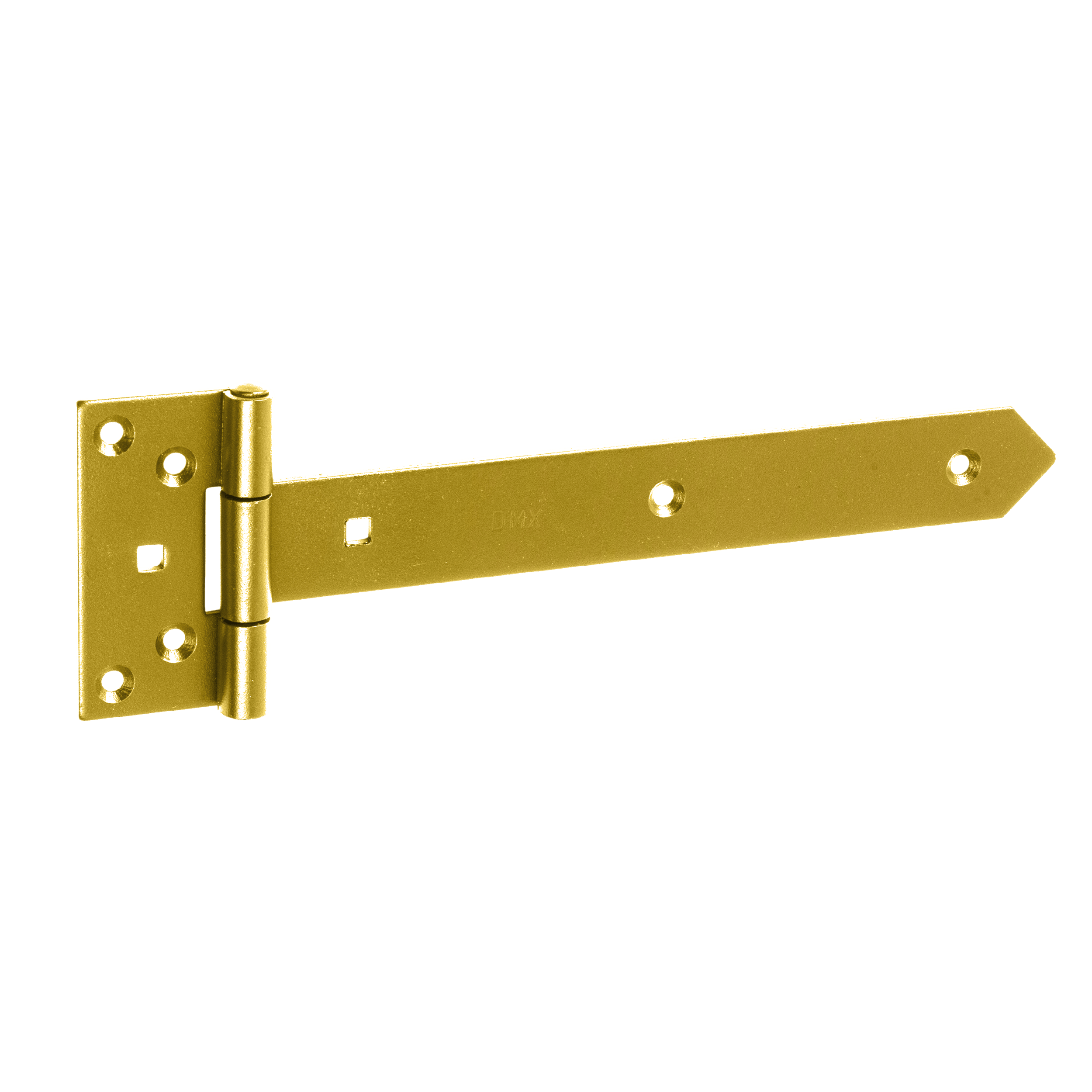 Zawias bramkowy do bramy furtki okiennic ZB 250, 250 mm, Złoty, 250x45x90x3,0 mm.